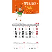 Kalendarze Magnetyczne na lodówkę 12 kartek - magnesy reklamowe na lodówkę