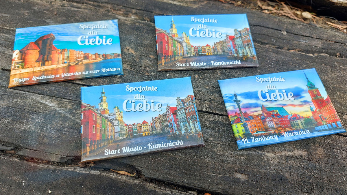 magnesy z miastami producent