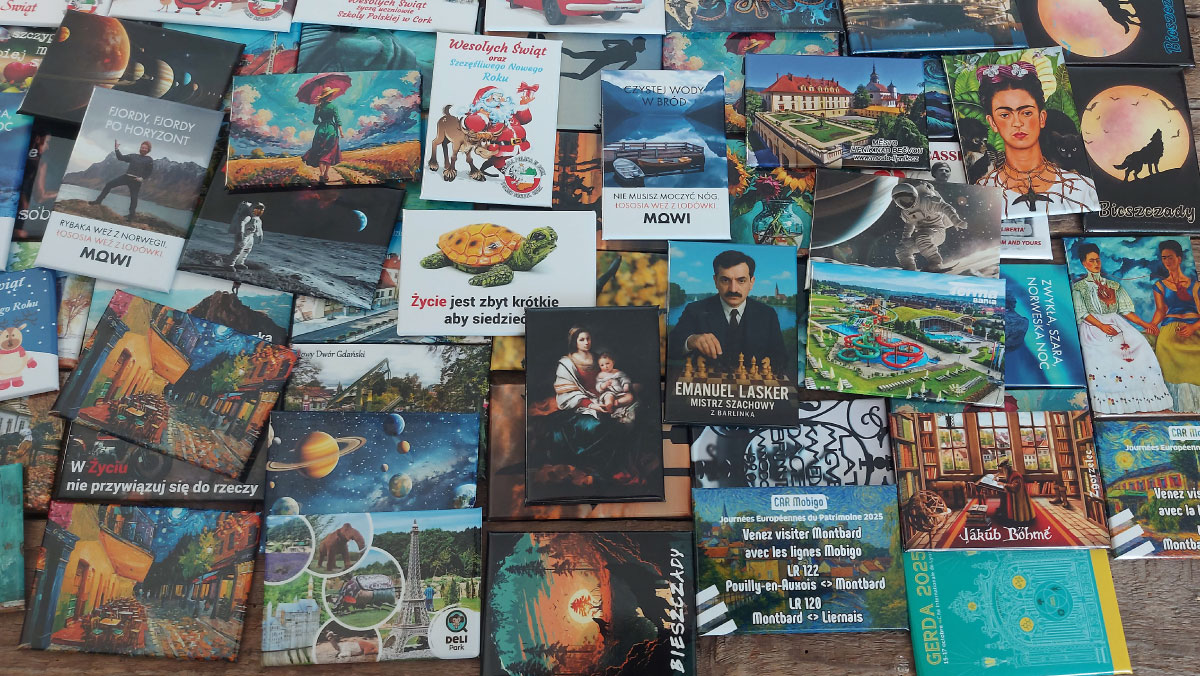 magnesy reklamowe na lodowke