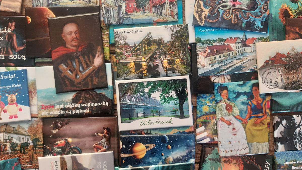 magnesy na lodówkę pamiątki